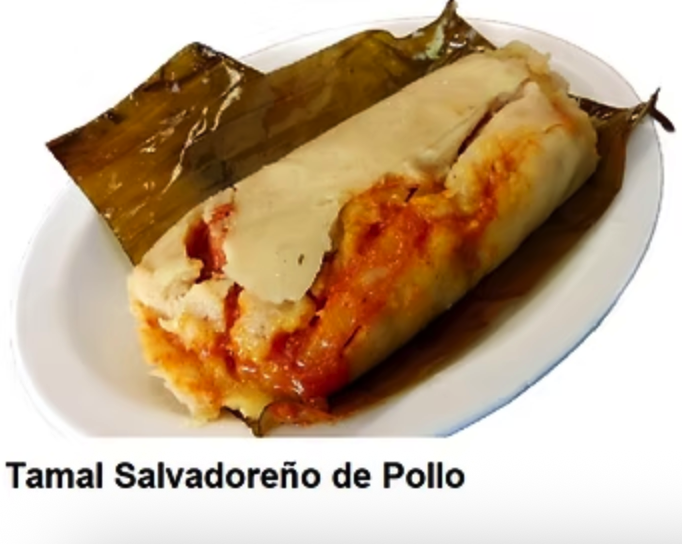 Tamal Salvadoreño de Pollo